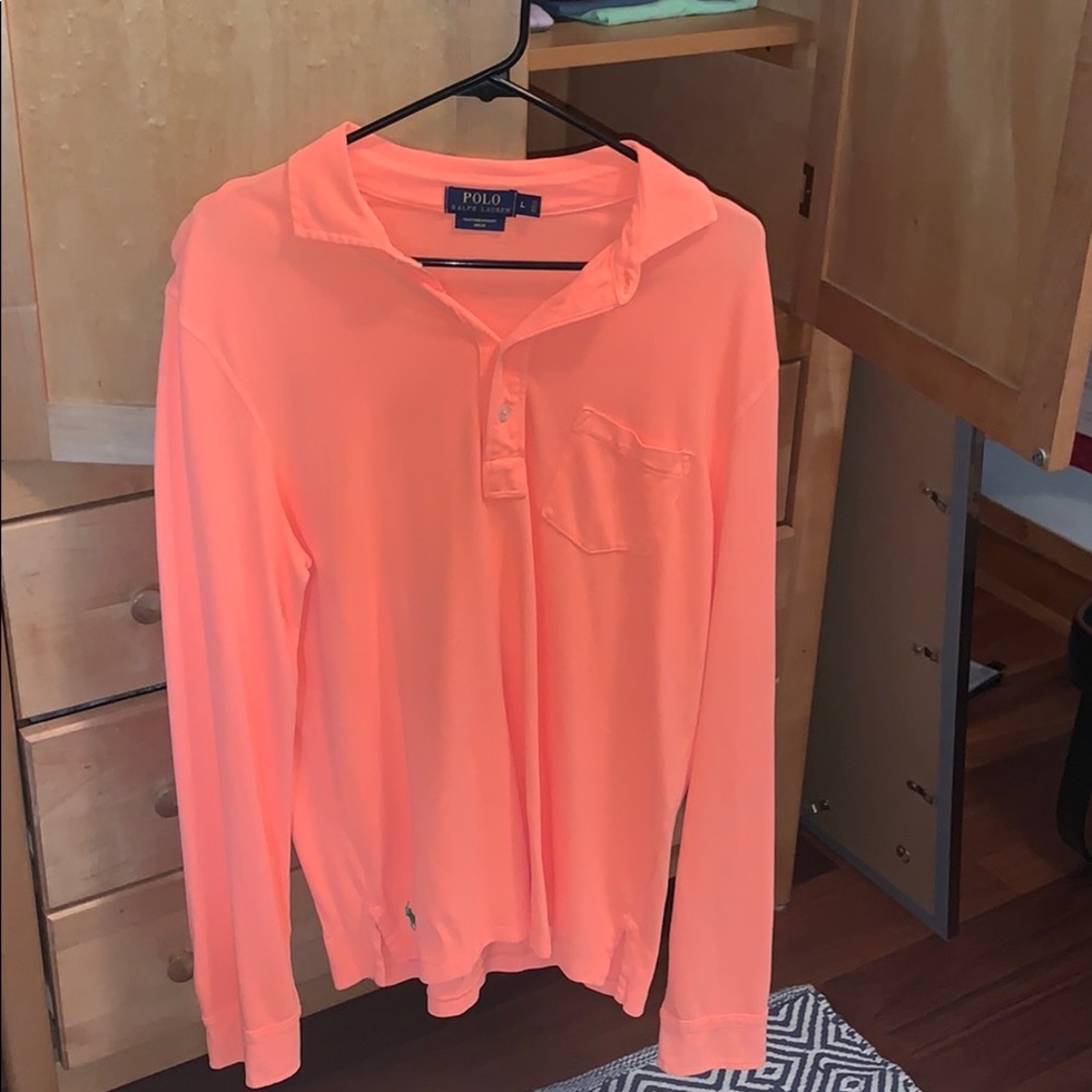 NWOT Salmon quarter button